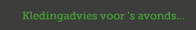Kledingadvies 's avonds